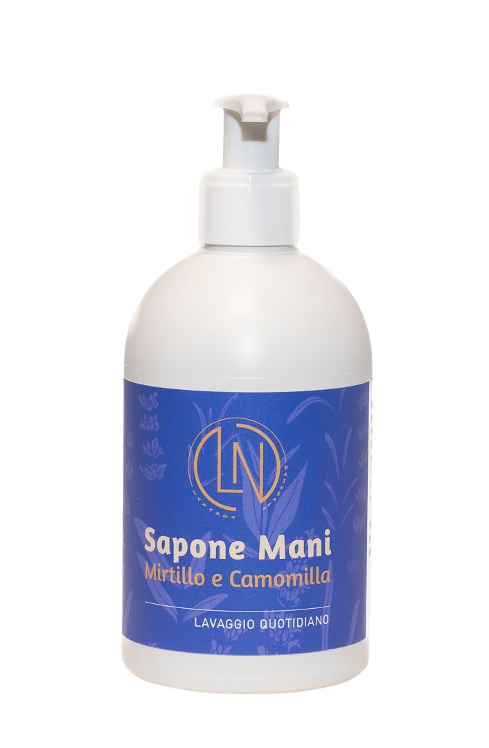 Sapone Liquido Lavamani Mirtillo e Camomilla